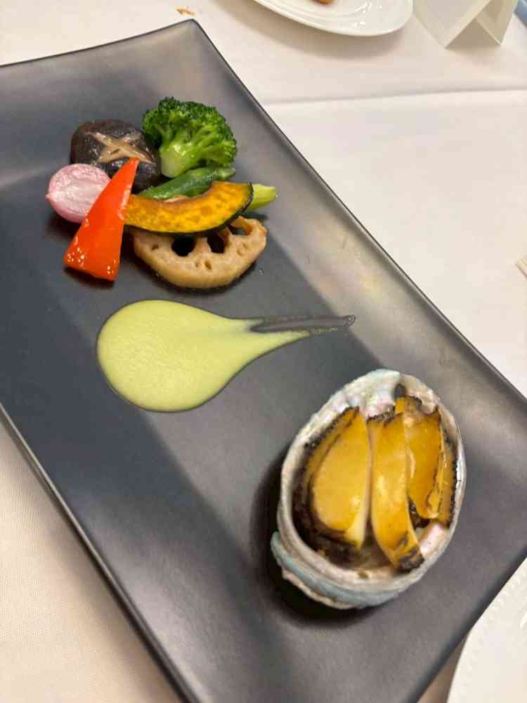 鮑が美味しかったです