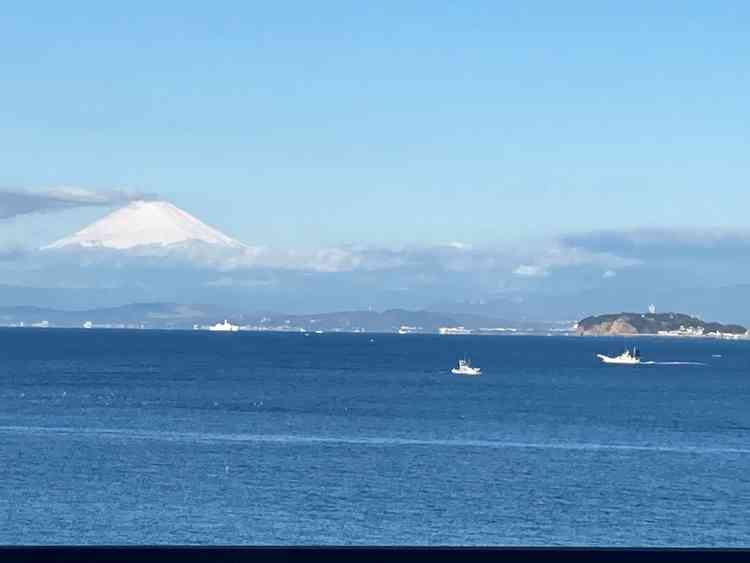 晴れると富士山も見えます！