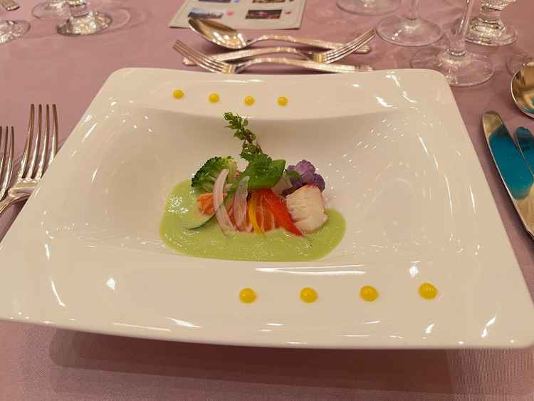 お魚とお野菜の前菜