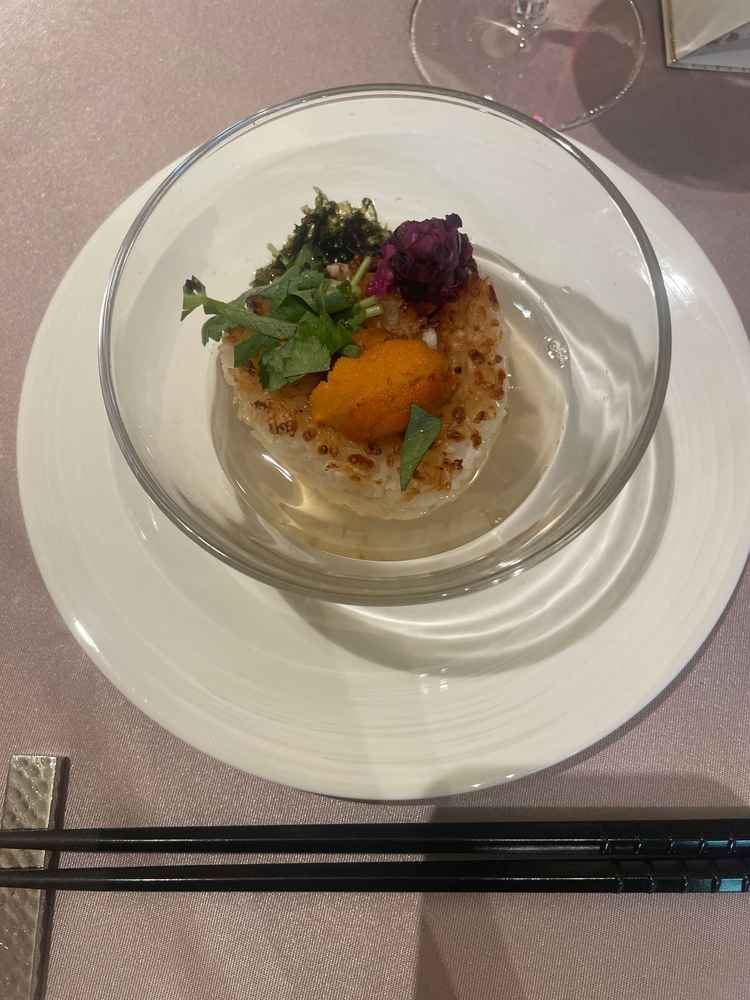 和モダンな一皿。