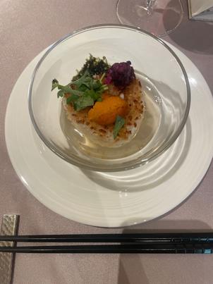 和モダンな一皿。