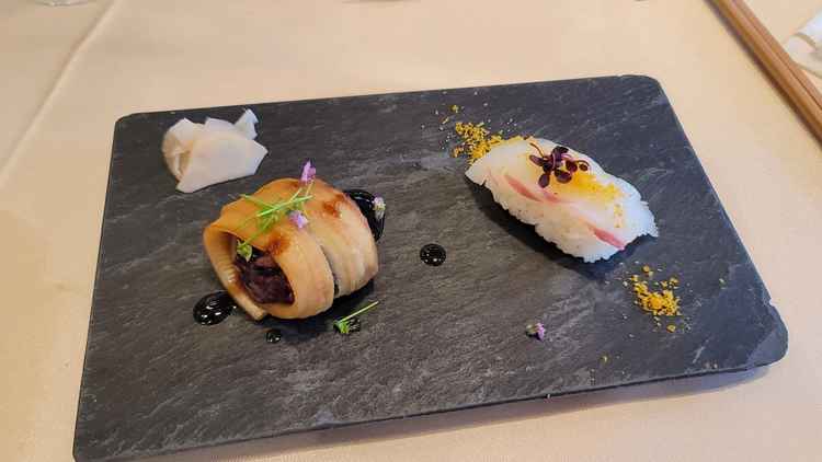 お箸で食べれるコース料理はとてもよかったです