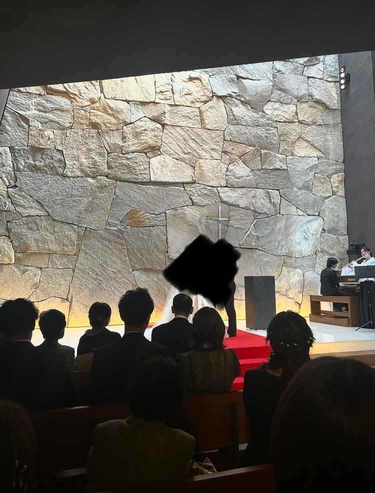 挙式会場は本当に素敵だった