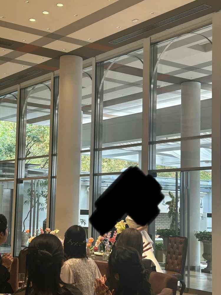 思っていた披露宴会場とは少し違った