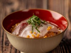 珍しいカンパチの出汁茶漬け