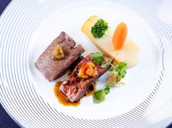 福島県産牛と牛舌の仙台風