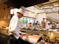 五感で楽しめるオープンキッチン