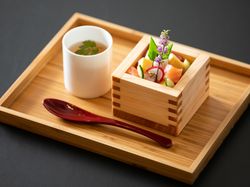 「桝」海鮮ちらし寿司 吸い物