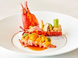 オマール海老のロティ のどぐろのポワレ