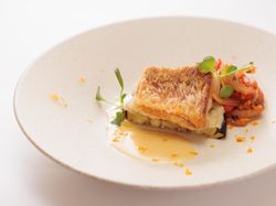 甘鯛のポワレ パプリカとオレンジのマリアージュ
