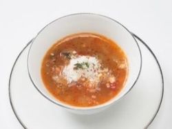 たっぷりチーズの食べるミネストローネ