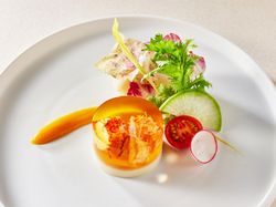 銘柄軍鶏のロースト コンソメロワイヤル トリュフの香り