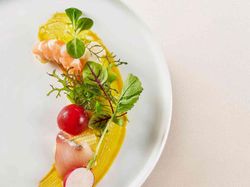 海の幸のマリネ レモンのヴィネグレット