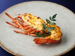 【魚料理】オマール海老の雲丹味噌焼き
