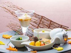 旬の和前菜の盛り合わせ