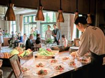 各会場にプライベートキッチンを併設