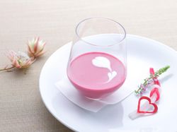 ムール貝と赤蕪のポタージュ