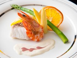 真鯛と車海老のブレゼ