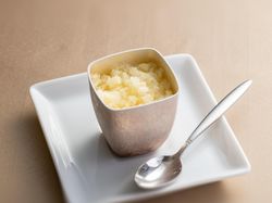 お口直しのグラニテ ”ライムとグレープフルーツ”