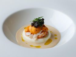 ホワイトアスパラガスのブランマンジェ