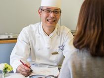 「お互いの出身地の食材を使ったメニューを作ってほしい」「実家のお米を使いたい」等リクエストOKです。