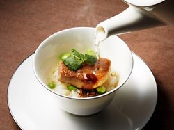 フォアグラのひつまぶし風