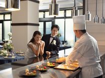 【ライブキッチン】でより一層華やかに♪