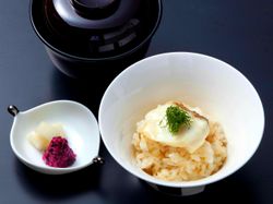 鯛御飯 留椀 香の物