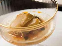 鮑と彩り野菜のジュレ