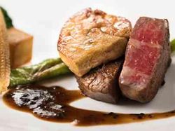 近江牛フィレ肉のロッシーニ風 季節の野菜と共に