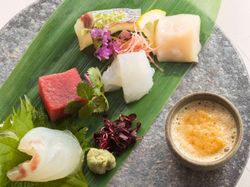 御向付:祝魚三種盛り合わせ