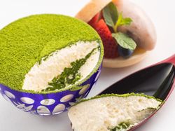 デザート:上林春松 抹茶ティラミス 小豆アイス最中