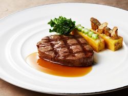 牛フィレ肉の網焼き ソース ジャポネ