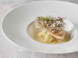 金目鯛のシャンパン蒸し