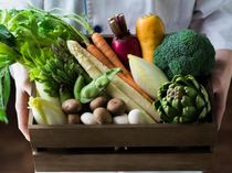 料理長が自ら選び抜いた食材の数々