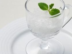 お口直しのシャーベット