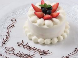 【POINT9】メッセージ入りのスイーツプレートやデザートブッフェも可能◎