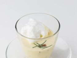 冷たいとうもろこしのスープ