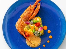 イセエビ タルト仕立て ビスクソース