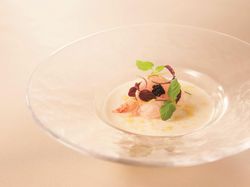 地場野菜のすり流し
山葵香る牡丹海老のマリネ