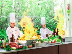 炎のフランベ演出