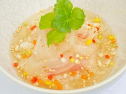 【〆の一皿】岐阜県下呂市 幻のお米"龍の瞳"の鯛茶漬け