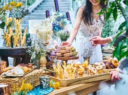 大人気のガーデンビュッフェスタイル