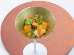 蟹・野菜・ジュレ