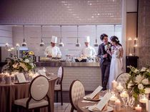 オープンキッチンで臨場感溢れるパーティーを・・・