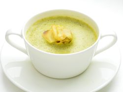 佐蔵農園完熟サツマイモのポタージュスープ カプチーノスタイル