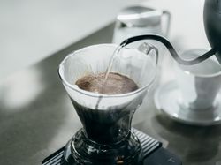 コーヒーとオリジナルブレンドティー