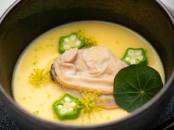 『千葉県産』蛤と柚子の冷製ロワイヤル 貝と昆布の旨味