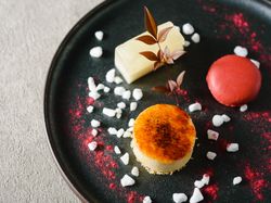 クリームチーズ羊羹 醤油キャラメルマカロン 西京味噌アイスブリュレ