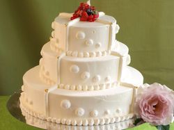 ウェディングケーキと季節のデザート